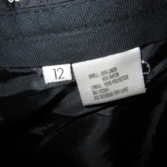 Calvin Klein Women's 2pc Black Pant Suit, sz 12 - Picture 8 of 8